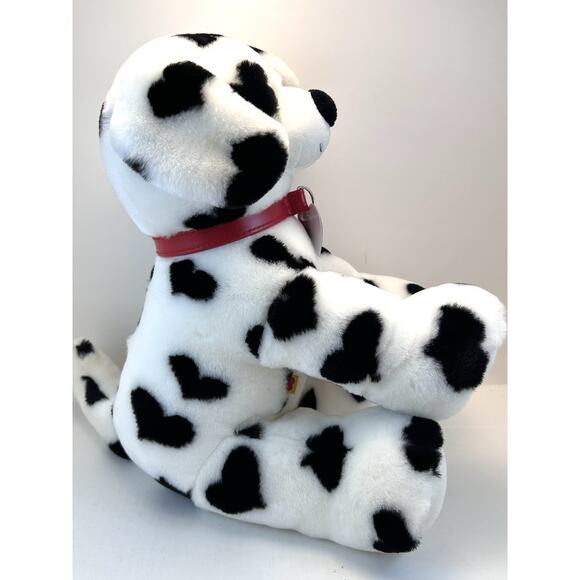 Build A Bear Be Mine Dalmatian Plush Puppy Dog Heart Patch Original Necklace 09 - Picture 2 of 11